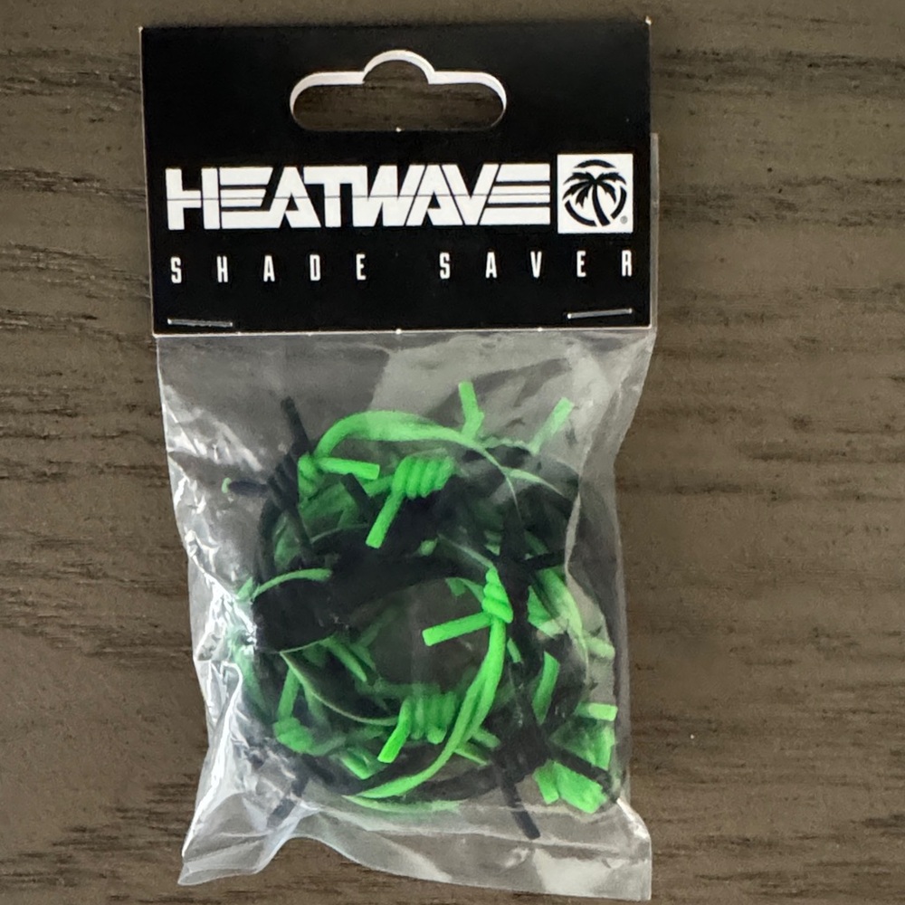 Shade Saver Green and Black Glasses Accessory